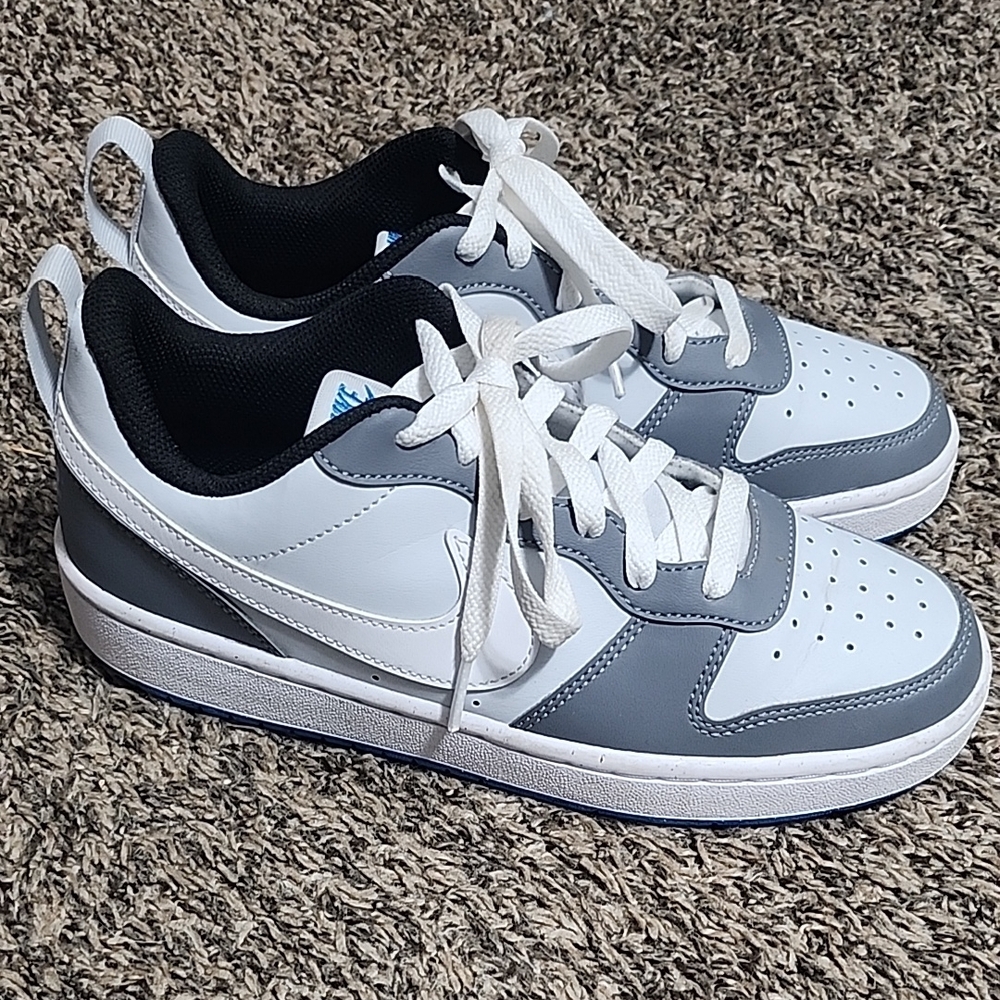 Grey & White Nike Shoes